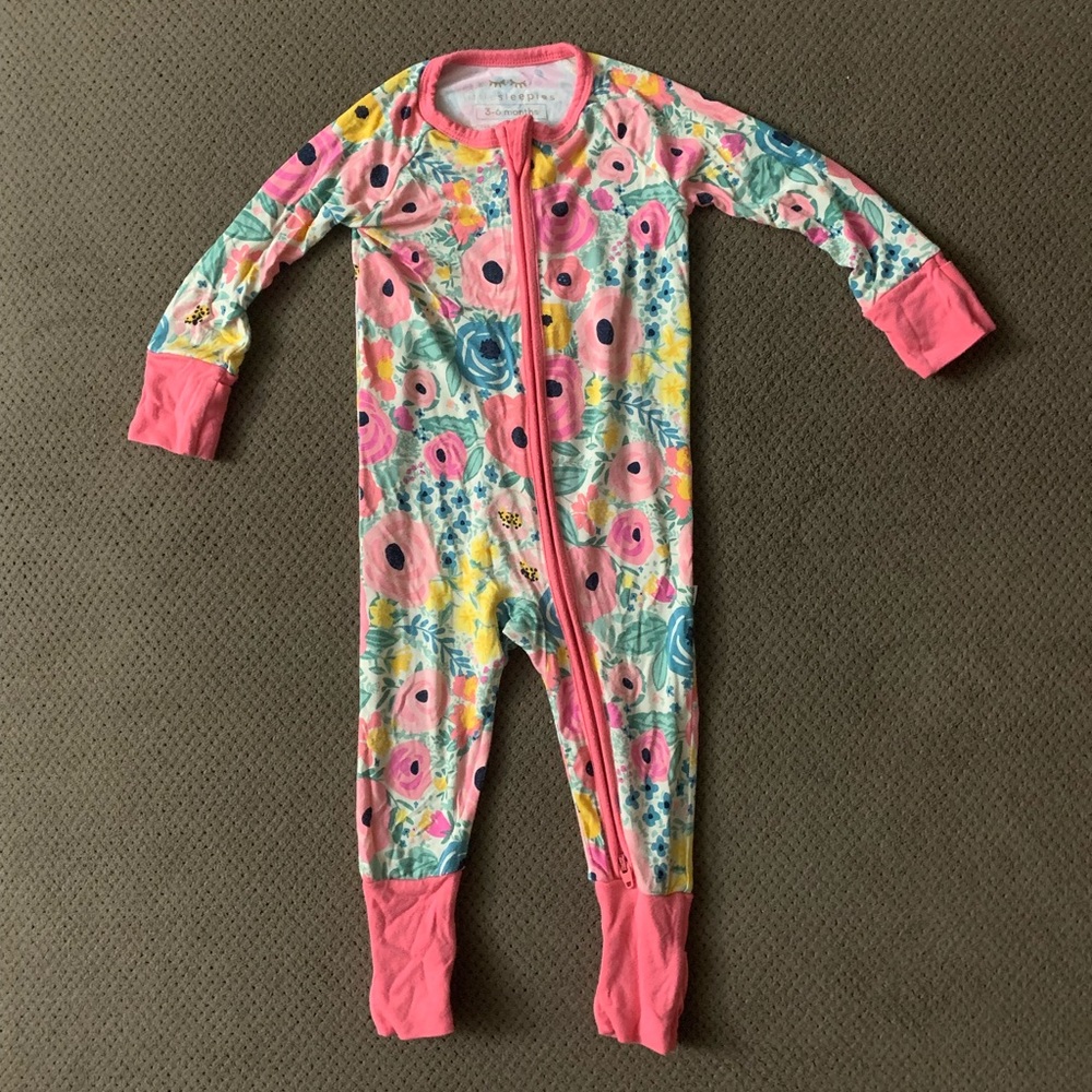 Little Sleepies Secret Garden Zippy 3-6m